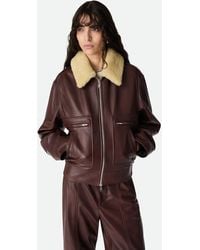 Bottega Veneta - Padded Leather Blouson - Lyst