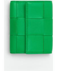 Bottega Veneta - Cassette Tri-Fold Zip Wallet - Lyst