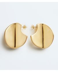 Bottega Veneta - Large Disc Earrings - Lyst
