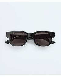 Bottega Veneta - Classic Squared Sunglasses - Lyst