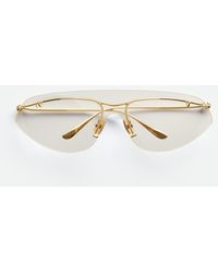 Bottega Veneta - Knot Shield Sunglasses - Lyst