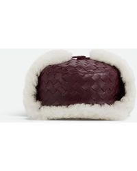 Bottega Veneta - Intrecciato Leather Aviator Hat - Lyst
