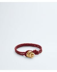 Bottega Veneta - Knot Leather Bracelet - Lyst