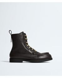Bottega Veneta - Pier Lace-Up Ankle Boot - Lyst