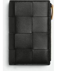 Bottega Veneta - Portafoglio Cassette Bi-Fold Medio - Lyst