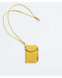 Bottega Veneta - Intrecciato Piccolo Pencil Badge Holder - Lyst