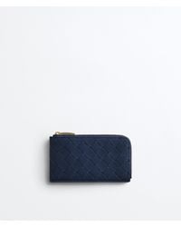 Bottega Veneta - Intrecciato L-Zipped Card Case - Lyst