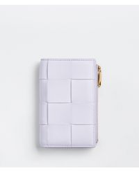 Bottega Veneta - Bi-fold Portemonnaie Mit Zip - Lyst