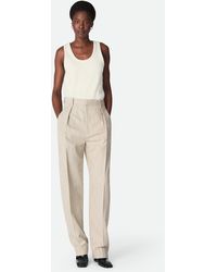 Bottega Veneta - Viscose Silk Pants - Lyst