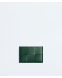 Bottega Veneta - Leather Intreccio Card Holder - Lyst