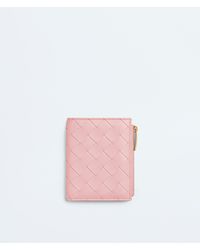 Bottega Veneta - Intrecciato Small Bi-Fold Wallet - Lyst