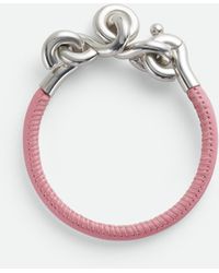 Bottega Veneta - Loop Leather Bracelet - Lyst