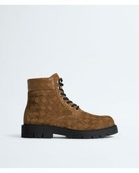Bottega Veneta - Haddock Lace-Up Ankle Boot - Lyst