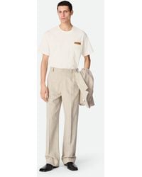 Bottega Veneta - Viscose And Silk Pants - Lyst