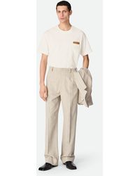 Bottega Veneta - Hose Aus Viskose Und Seide - Lyst