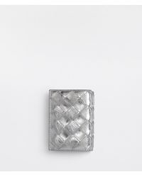 Bottega Veneta Tiny Tri-fold Wallet - Metallic