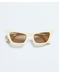 Bottega Veneta - Snap Cat Eye Sunglasses - Lyst