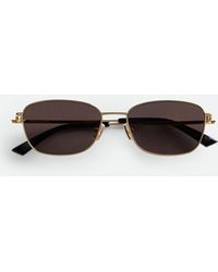 Bottega Veneta - Split Rectangular Sunglasses - Lyst