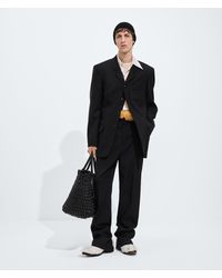 Bottega Veneta - Wool Grain De Poudre Trousers - Lyst