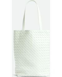 Bottega Veneta - Borsa Tote North-South Intrecciato Piccola - Lyst