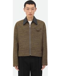 Bottega Veneta - コットン フリーゼ ブルゾン - Lyst