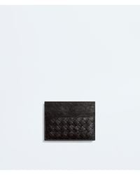 Bottega Veneta - Woven Mycelium Credit Card Case - Lyst