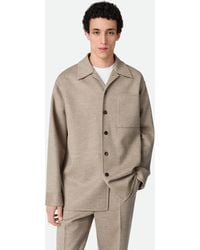 Bottega Veneta - Wool And Cashmere Overshirt - Lyst