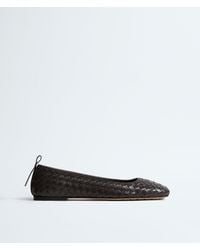 Bottega Veneta - "Charlotte" Leather Ballets Flat - Lyst