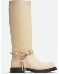 Bottega Veneta - Leather James Knee-High Boots - Lyst