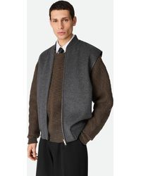 Bottega Veneta - Double Face Wool Gilet - Lyst