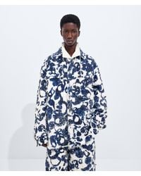 Bottega Veneta - Cotton Fil Coupé Printed Overshirt - Lyst