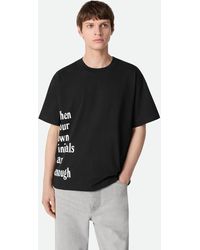 Bottega Veneta - T-shirt En Jersey De Coton Imprimé - Lyst
