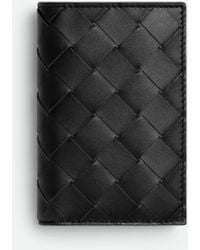 Bottega Veneta - Porta Carte Intrecciato Con Patta - Lyst