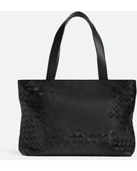 Bottega Veneta - Borsa Tote Intrecciato Piccola Con Zip - Lyst