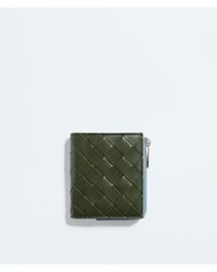 Bottega Veneta - Intrecciato Small Bi-Fold Wallet - Lyst