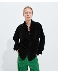 Bottega Veneta - Suede Leather Shirt - Lyst