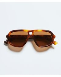 Bottega Veneta - Sophia Ribbon Aviator Sunglasses - Lyst
