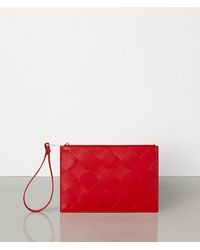 Bottega Veneta KLEINE POCHETTE - Rot