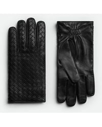 Bottega Veneta - Intrecciato Leather Gloves - Lyst