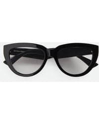 Bottega Veneta - Classic Recycled Acetate Cat Eye Eyeglasses - Lyst