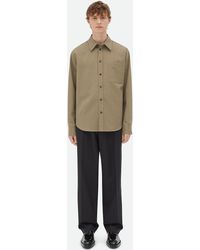 Bottega Veneta - ライト テーラード ウール シャツ - Lyst