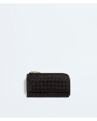 Bottega Veneta - Intrecciato Piccolo L-Zipped Card Case With Flap - Lyst