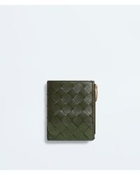 Bottega Veneta - Intrecciato Small Bi-Fold Wallet - Lyst