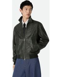 Bottega Veneta - イントレチャートレザー ブルゾン - Lyst