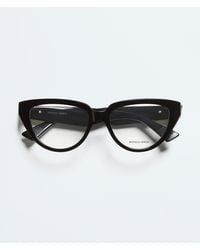 Bottega Veneta - Classic Cat Eye Eyeglasses - Lyst