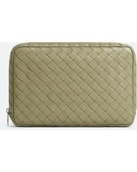 Bottega Veneta - Intrecciato Medium Zipped Organizing Pouch - Lyst