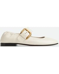 Bottega Veneta - Leather Astaire Ballet Flats - Lyst
