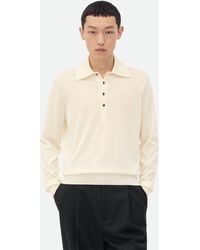 Bottega Veneta - Light Fine Cashmere Polo Jumper - Lyst