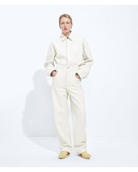 Bottega Veneta - Small Intrecciato Leather Pants - Lyst