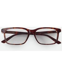 Bottega Veneta - Classic Rectangular Eyeglasses - Lyst